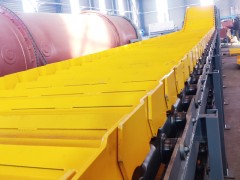 長距離鏈板輸送機出廠前試機